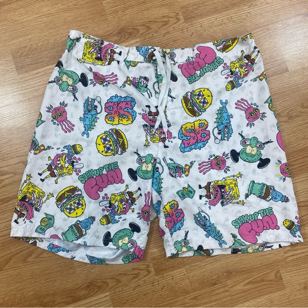 Nickelodeon Cartoon SpongeBob Swim Shorts - Graphic Men’s XL